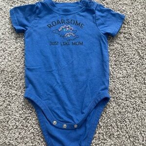 Garanimals Blue Roarsome Dinosaur Bodysuit